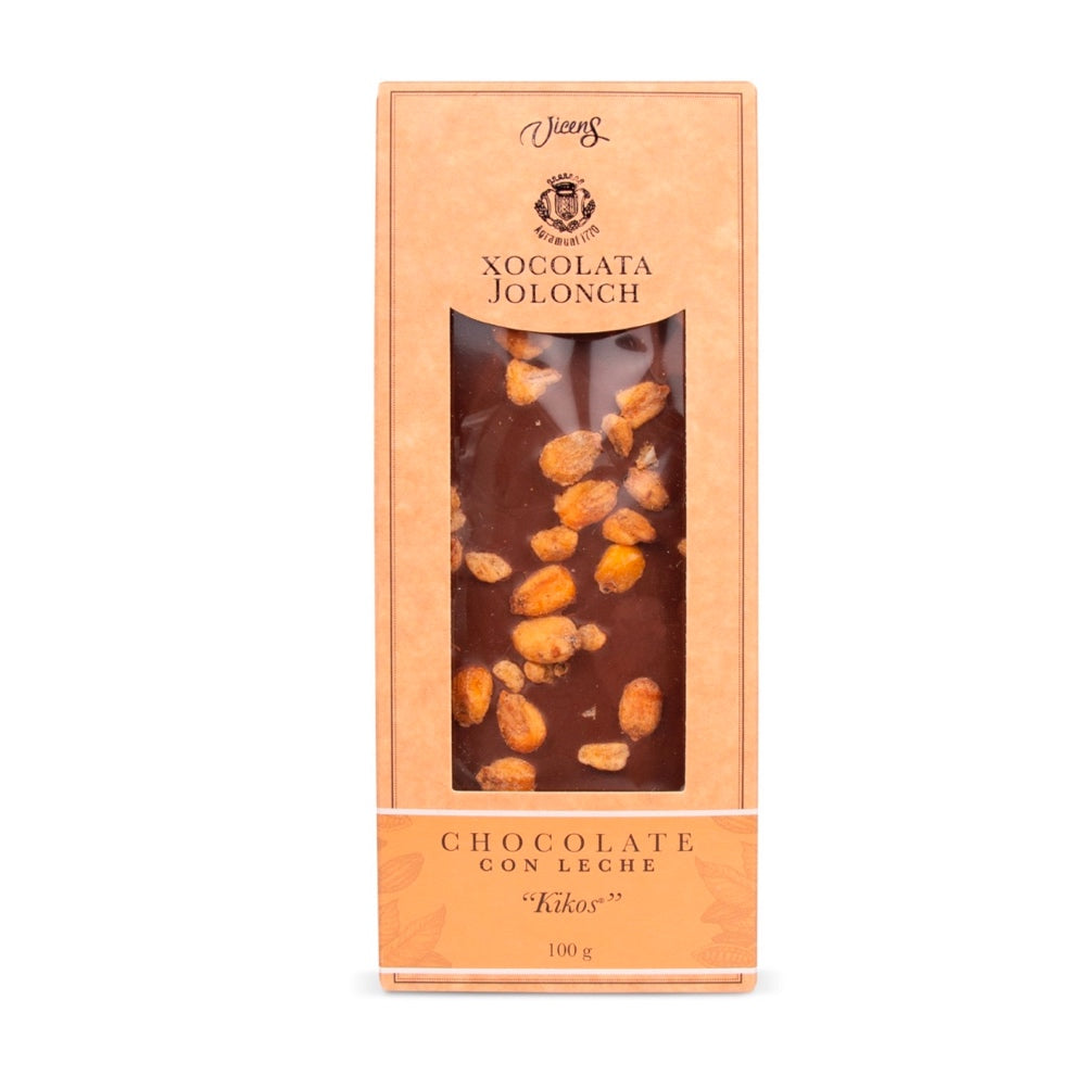 CHOCOLAT AU LAIT ET MAÏS GRILLÉ 100G