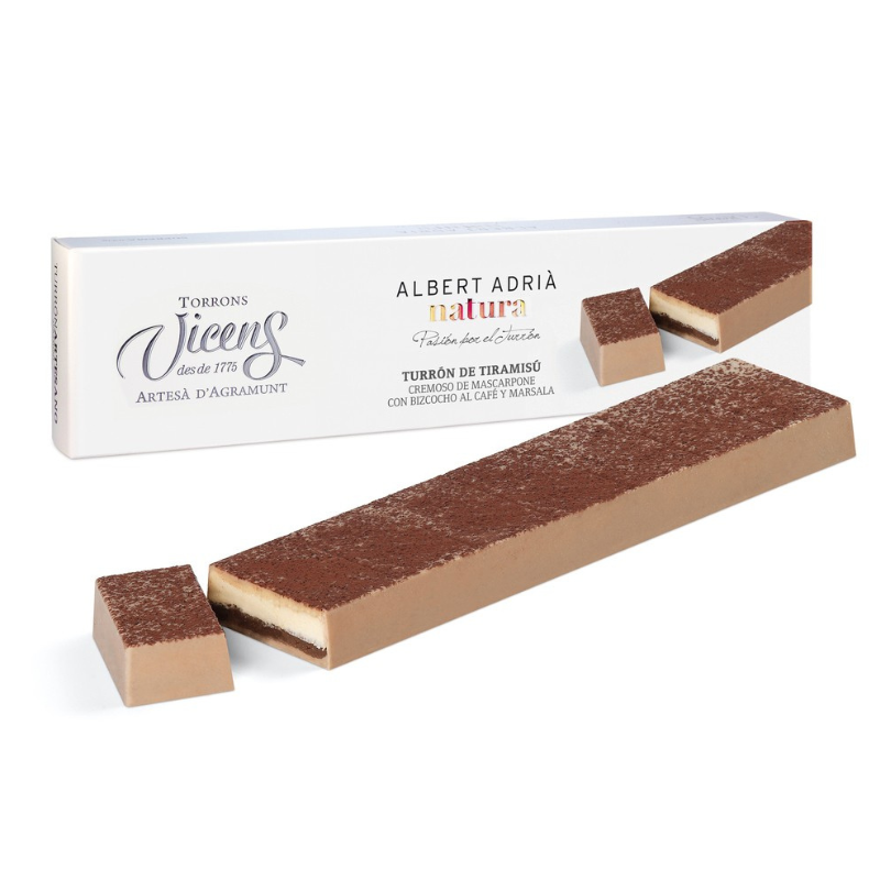 VICENS - Turrons - Saveur Tiramisu Adrià Natura - 250g