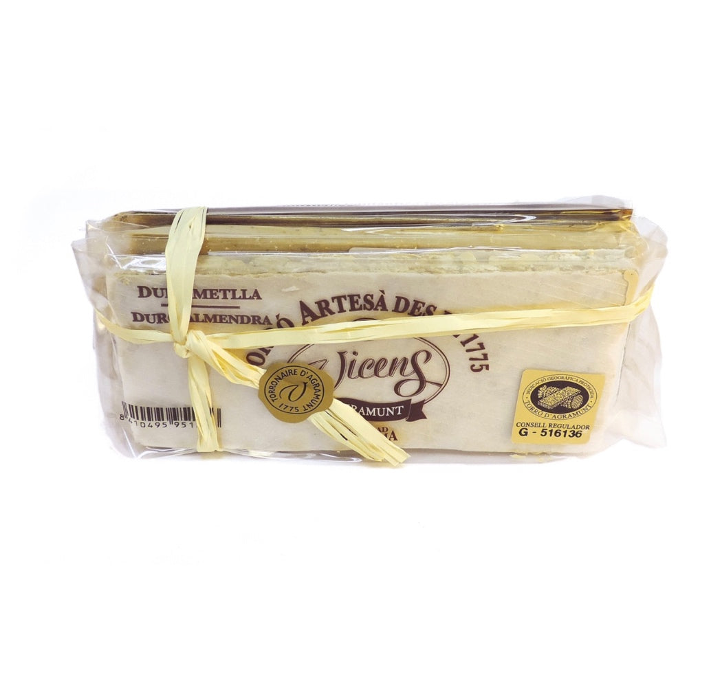 Pack de 3 turrons, dur d’amande, mou d’amande et massepain yema