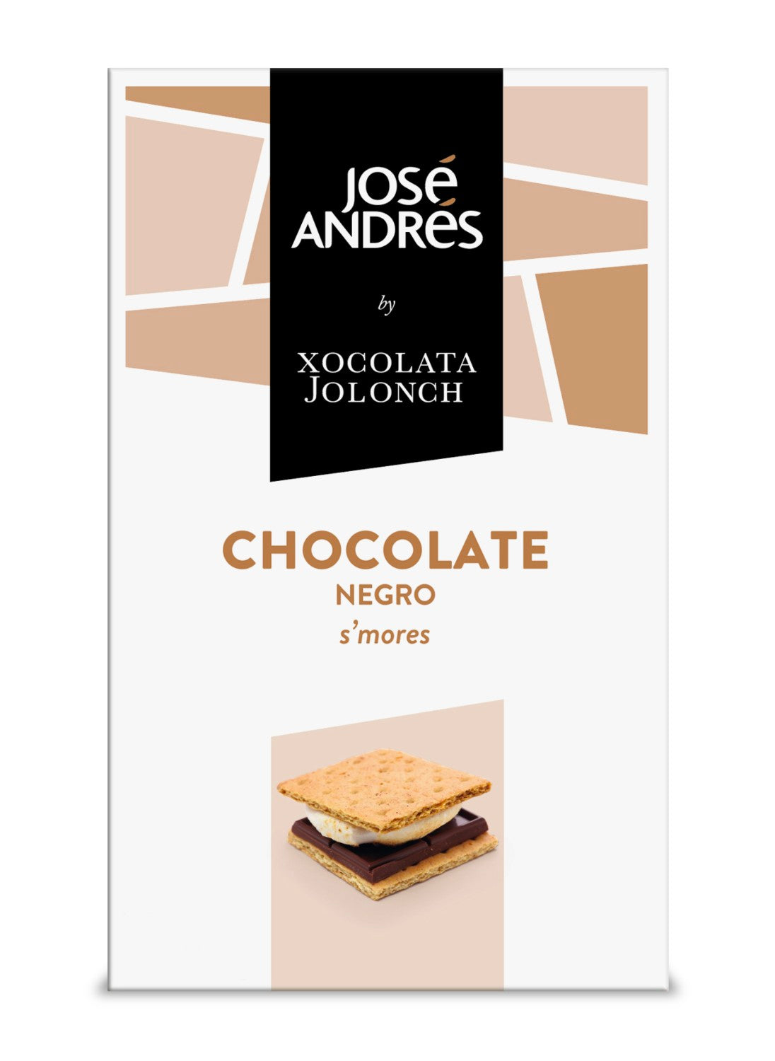 Chocolat noir - S'mores - JOSE ANDRES (praliné de biscuit, ganache chocolat noir et Marshmallow)