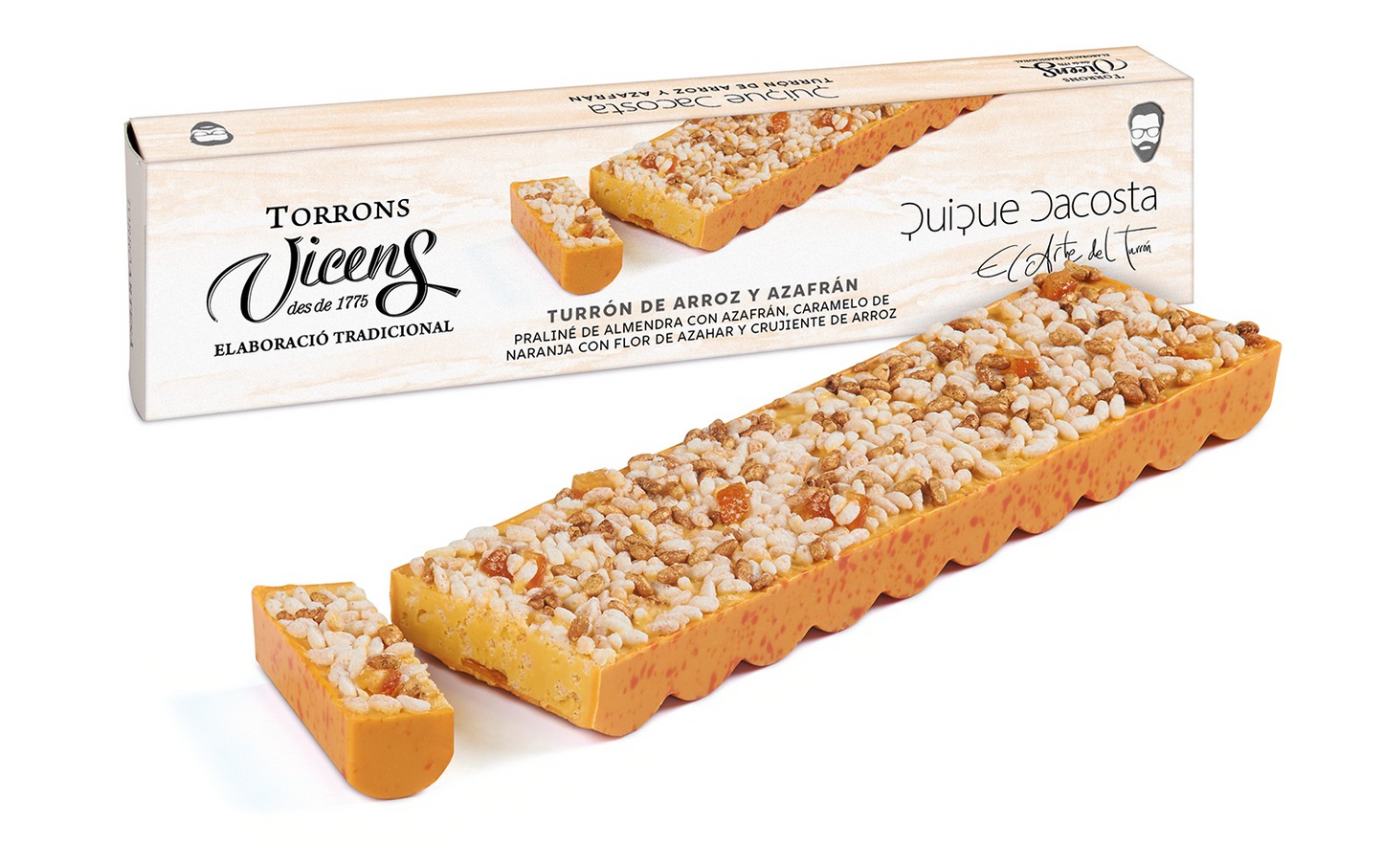Turron de riz et safran Quique Dacosta 300g