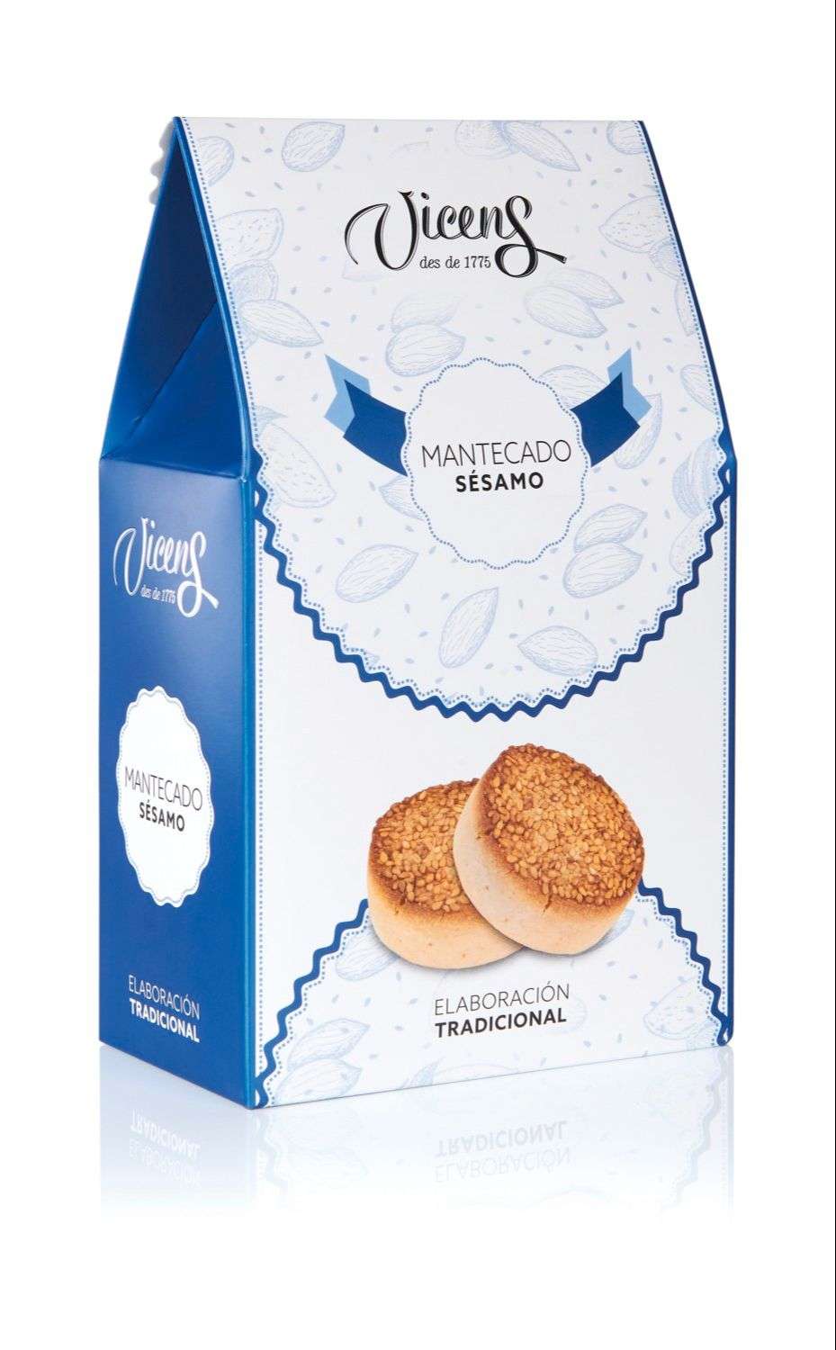 Mantecado aux graines de sésame 320 g