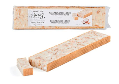 Nougat crémeux à la noix de coco et noix de coco croustillante 300g