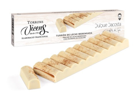 Nougat au lait de Quique Dacosta avec meringue