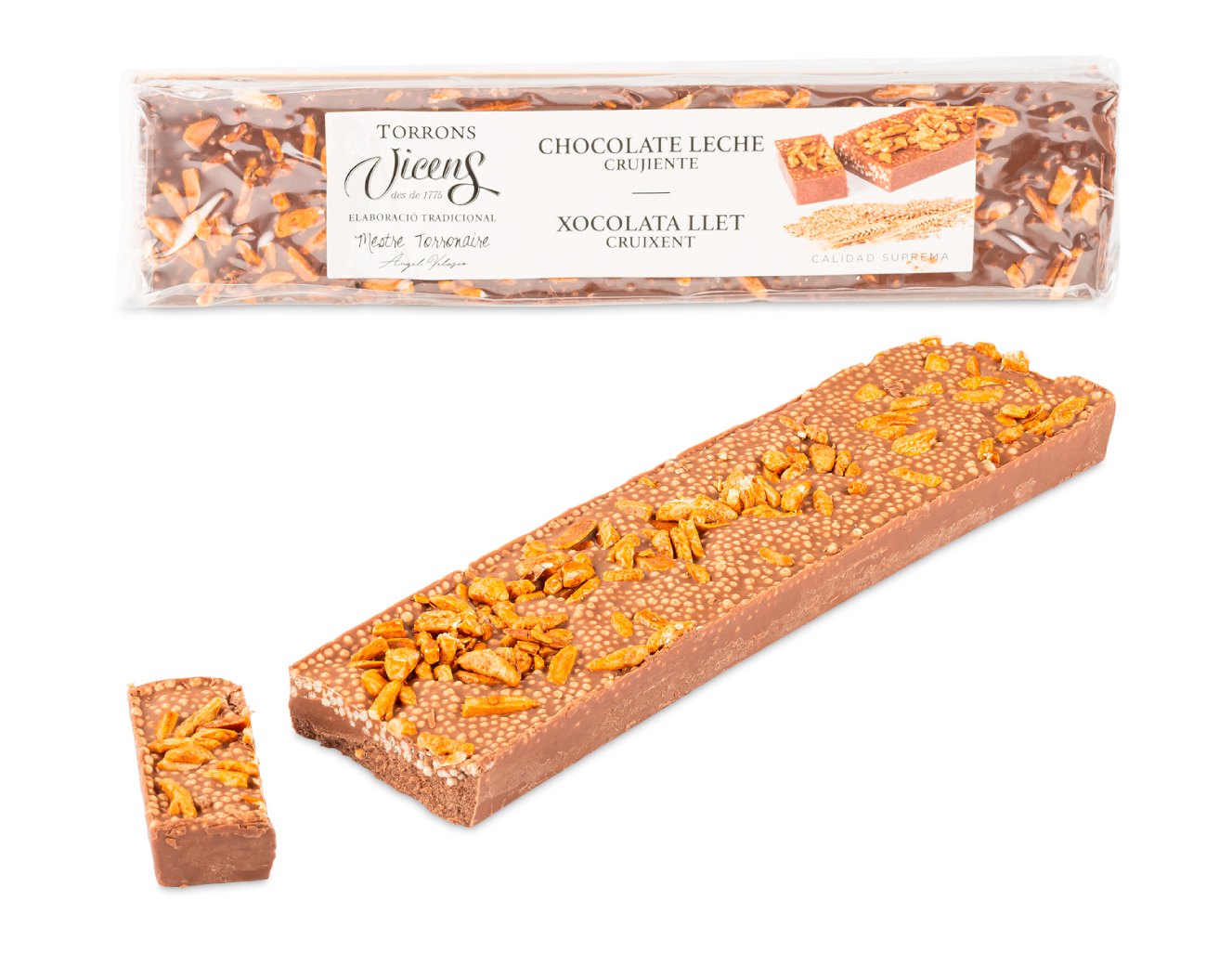 Nougat croquant chocolat au lait