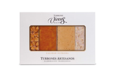 VICENS - COFFRET DECOUVERTE 4 TURRONS - 4x80g