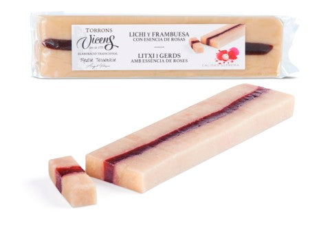 Nougat Litchi, Framboise et Roses