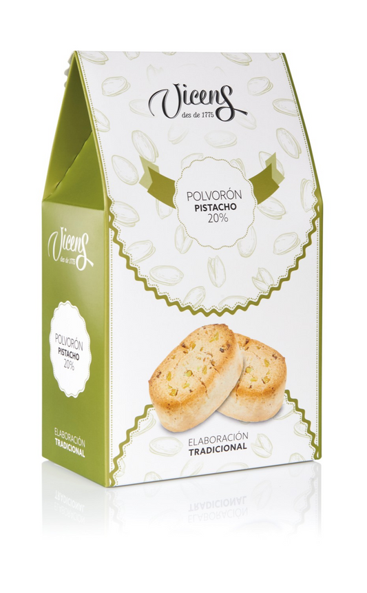 Polvorones à la pistache en boite de 240g