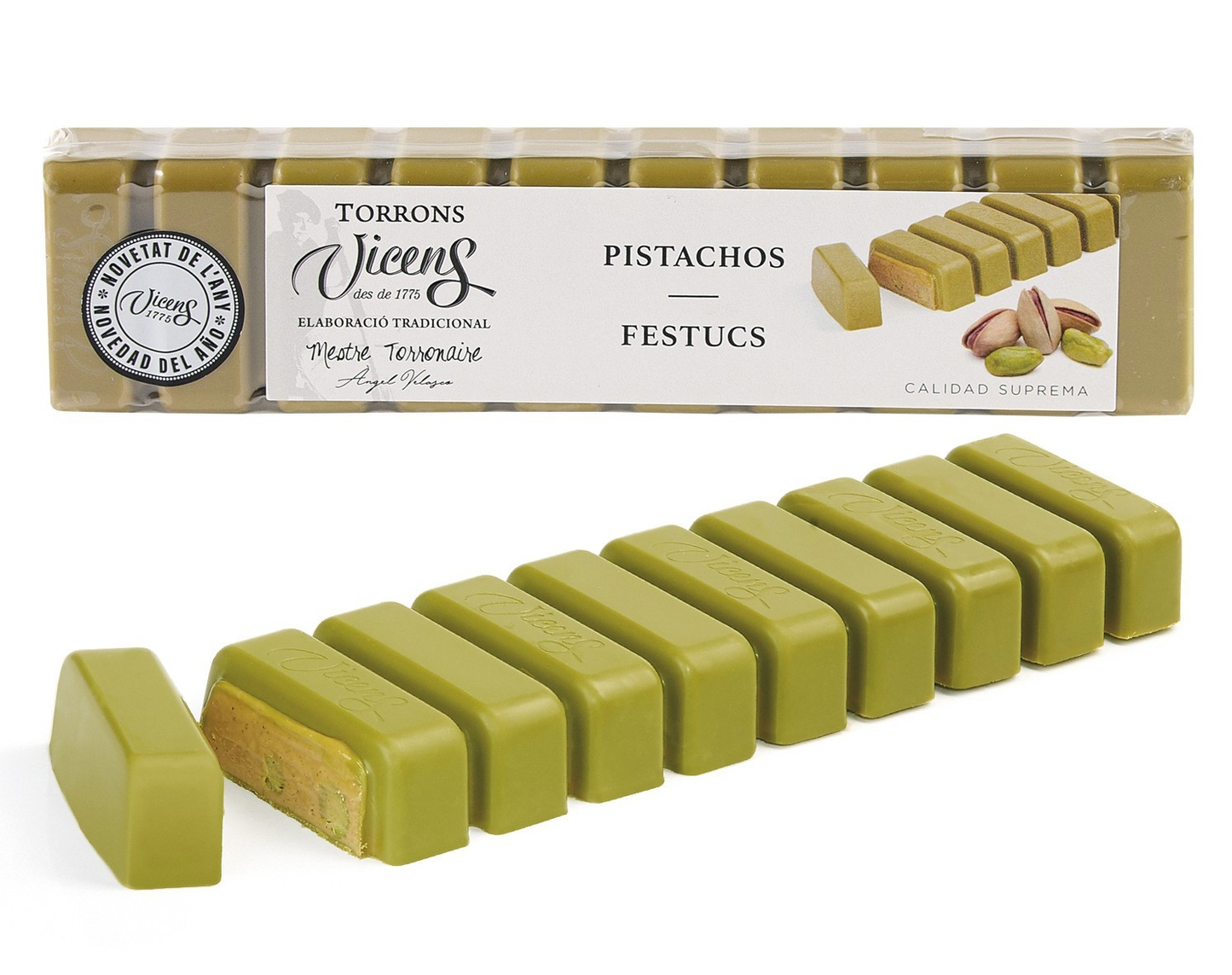 TURRON PRALINE DE PISTACHE
