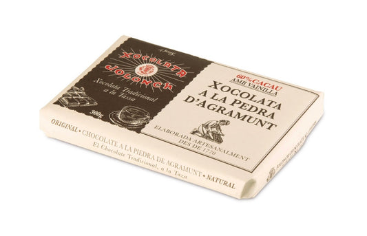 CHOCOLAT À LA PIERRE JOLONCH 60 % CACAO ET VANILLE