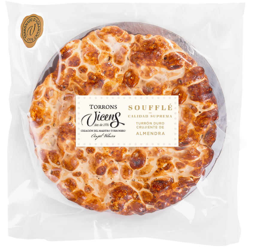 VICENS - Galette Soufflée aux Amandes & Base de Chocolat noir - 200g