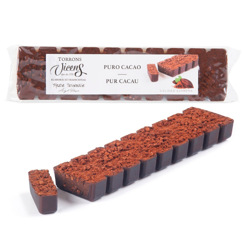 Torrons Vicens - Nougat pure cacao - 300g
