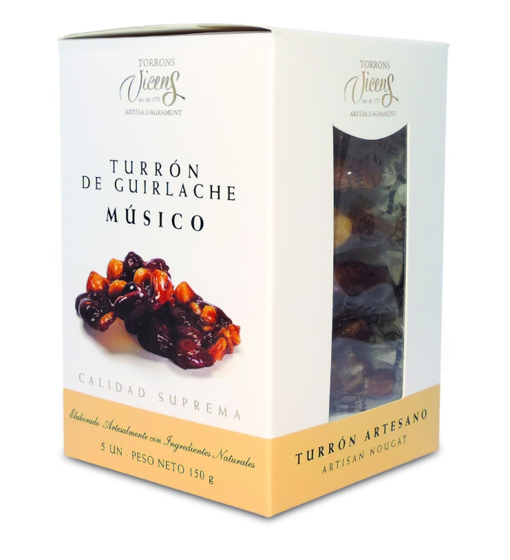 VICENS - Boîte de galettes de Nougatine - Saveur divers fruits secs - 5x30g