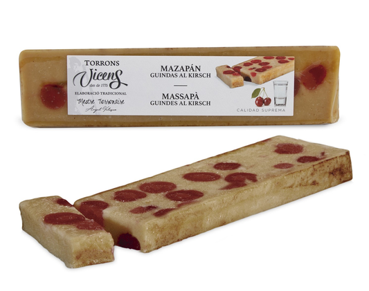 VICENS - Turrons - Saveur Massepain & Cerises Kirsch - 300g