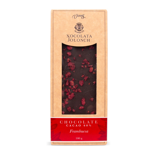CHOCOLAT 60% CACAO ET FRAMBOISE
