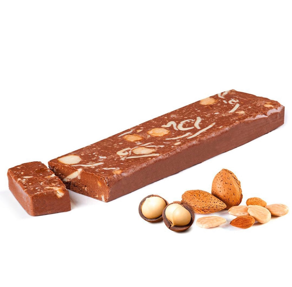 Turron TENDRE CROQUANT AU CHOCOLAT ET AUX MACADAMIA 300G