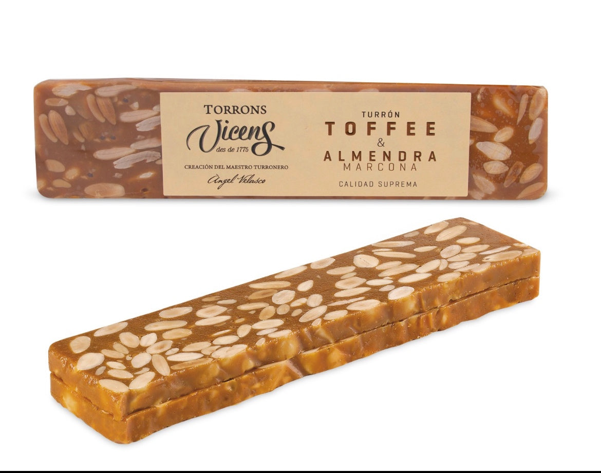 Turron caramel au beurre et amandes