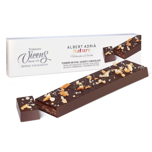 VICENS - Turrons - Saveur Pain Huile et Chocolat Adrià Natura - 250g
