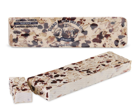 TURRON-  SEMI DUR AMANDE MYRTILLE