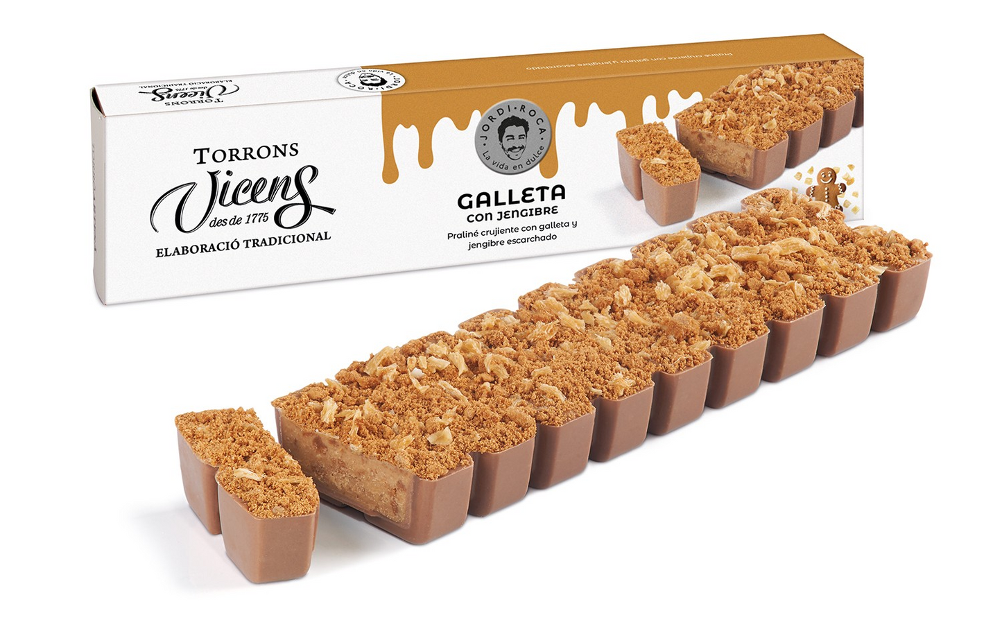 Turron au gingembre Jordi Roca 300g