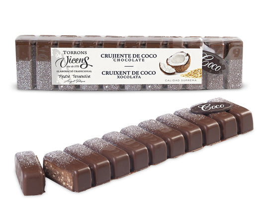 tURRON Croustillant à la Noix de Coco et au Chocolat 300g