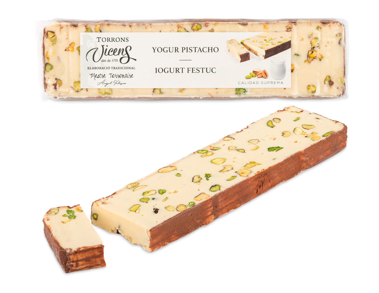 TURRON au yaourt et aux pistaches 300g