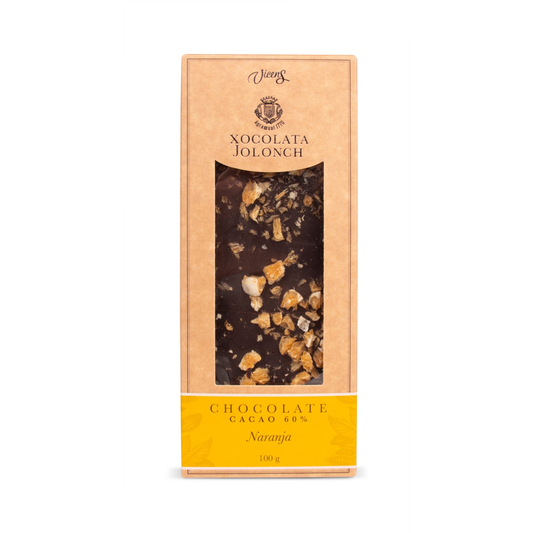 CHOCOLAT 60% CACAO ET ORANGE