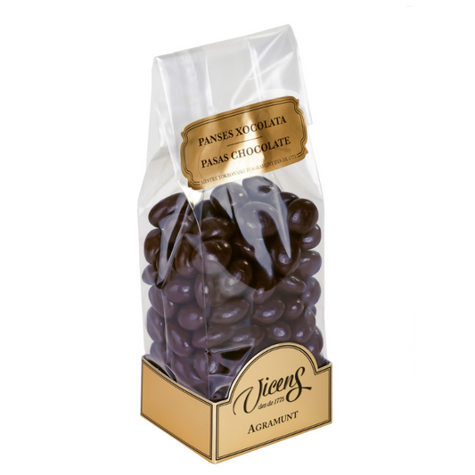 Torrons Vicens - Chocolats aux raisins secs - 200g