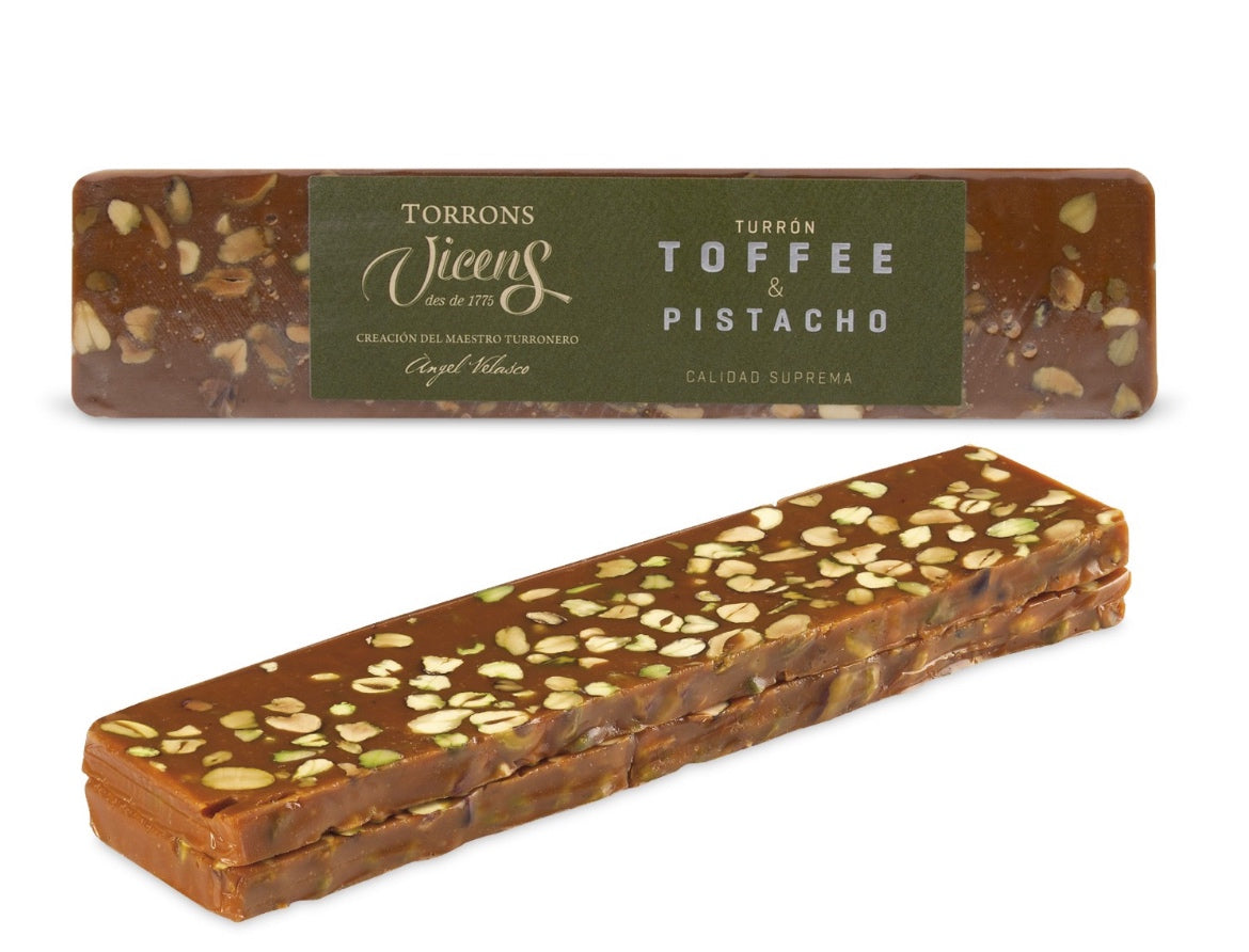 Turron caramel au beurre et pistaches