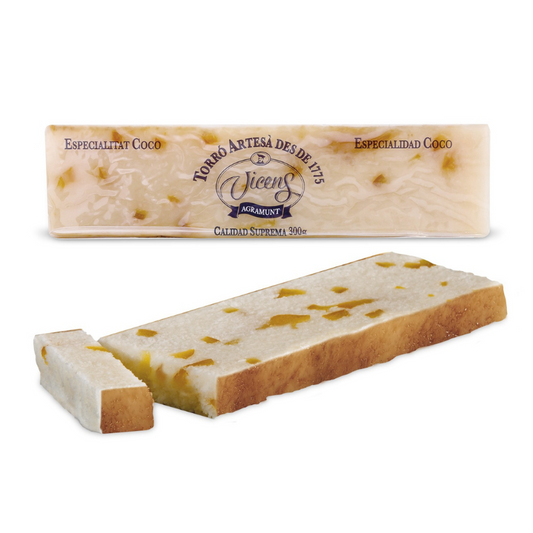 Torrons Vicens - Nougat Coco Orange - 300g