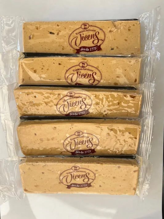 LOT DE 5 BARRES DE TURRON MOU - 80g