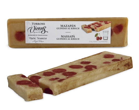 VICENS - Turron massepain aux cerises Kirsch - 300g