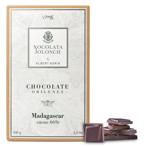 Tablette de Chocolat Noir Cacao 66% Origine Madagascar