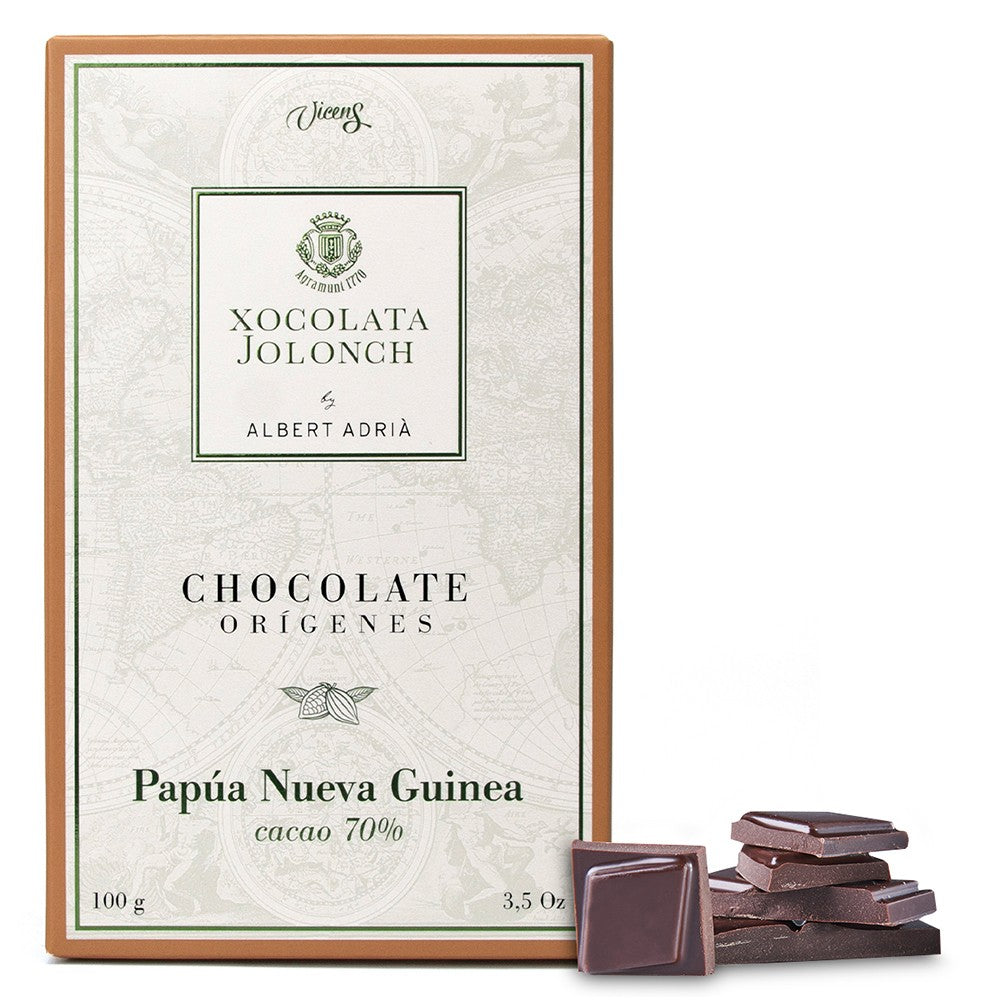 Tablette de Chocolat Noir Cacao 70% Cacao Origine Papouasie Nouvelle Guinée