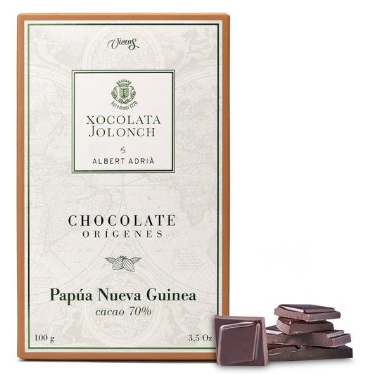 Tablette de Chocolat Noir Cacao 70% Cacao Origine Papouasie Nouvelle Guinée