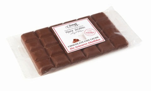 Tablette de Chocolat au Lait avec Édulcorants
