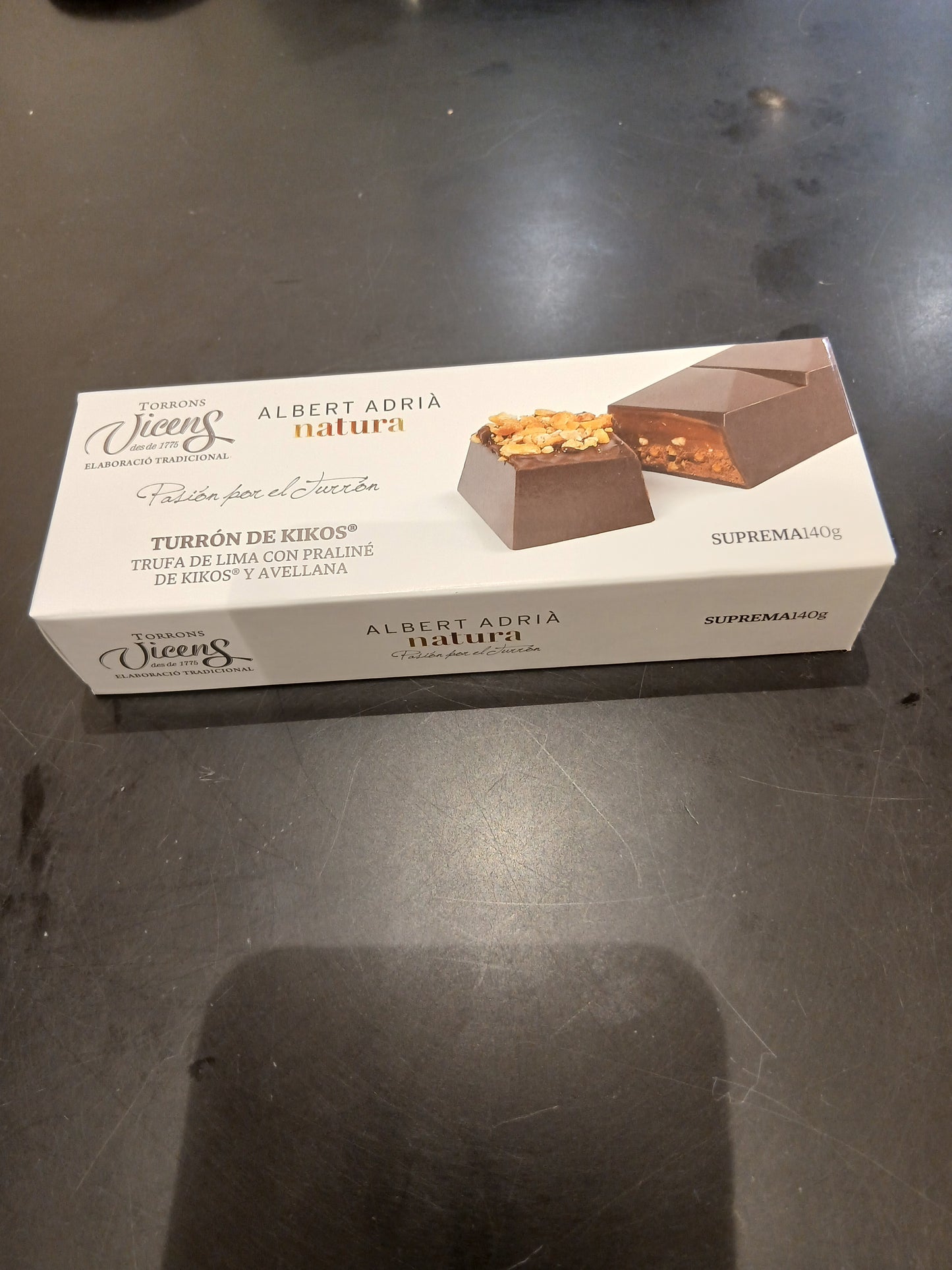 Turron maïs grillé truffé citron et noisettes