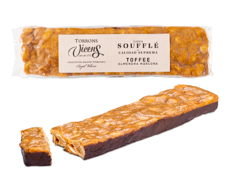 Nougat Soufflé au Caramel et aux Amandes