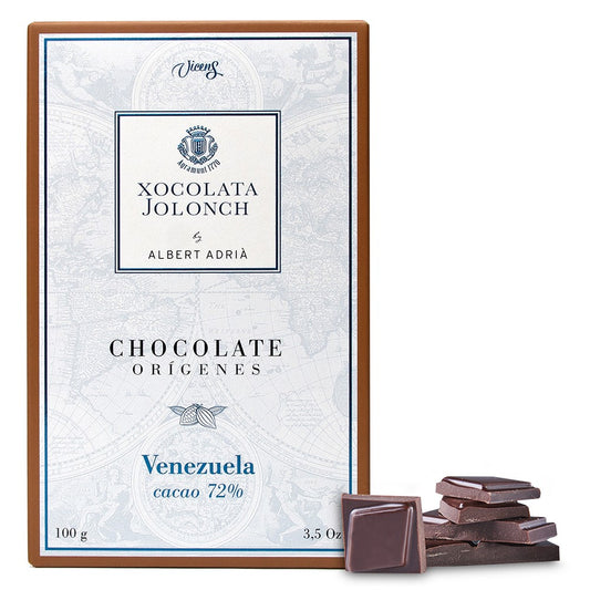 Tablette de Chocolat Noir Cacao 72% Origine Venezuela